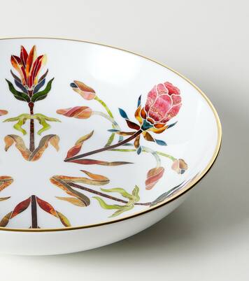 Grand Tour porcelain soup plate | L'Objet