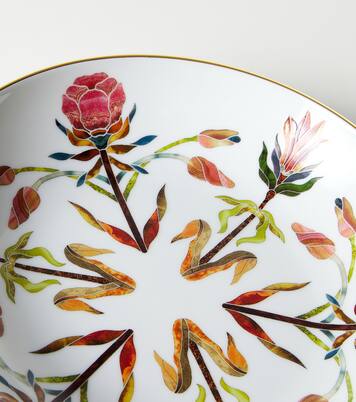 Grand Tour porcelain soup plate | L'Objet