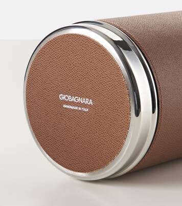 Ocean steel and leather bottle cooler | Giobagnara