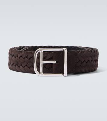 Braided suede belt | Brioni