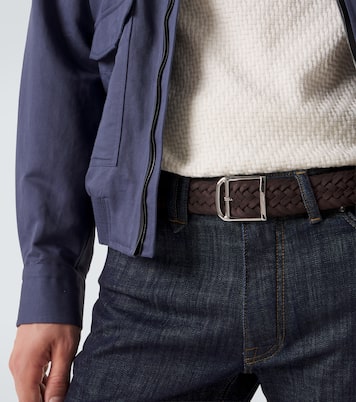 Braided suede belt | Brioni