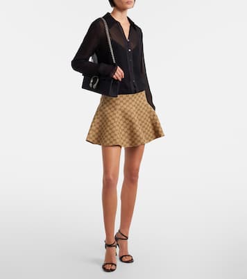 GG canvas miniskirt | Gucci