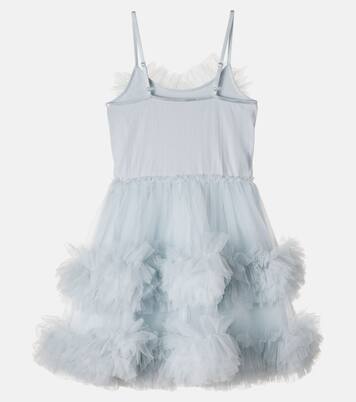 Costal Glow cotton-trimmed embellished tulle dress | Tutu Du Monde