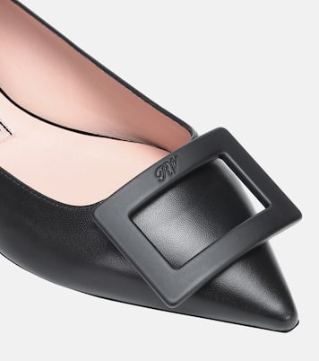 Gommettine Ball leather ballet flats | Roger Vivier