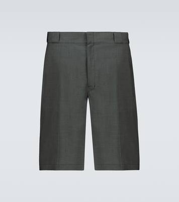 Bermudas de sastrería en popelín | Prada