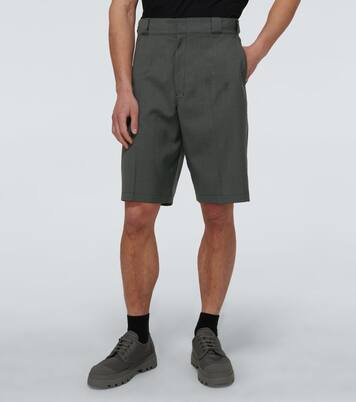 Bermudas de sastrería en popelín | Prada