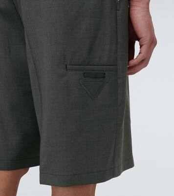 Bermudas de sastrería en popelín | Prada