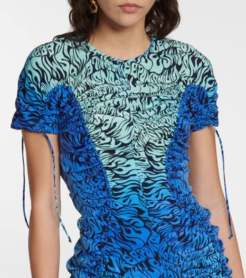 Robe imprimée en soie | Stella McCartney