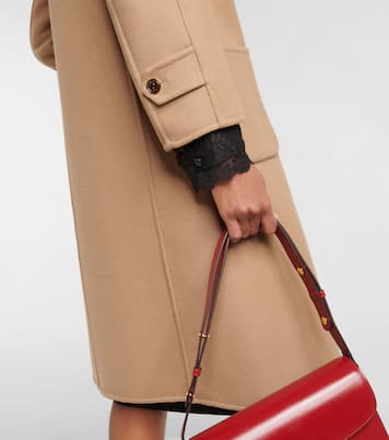 Double-faced wool and silk coat | Gucci