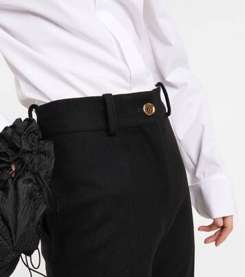 Pantalon ample en laine et cachemire | Patou