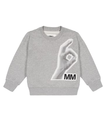 Sudadera de algodón estampada | MM6 Maison Margiela Kids