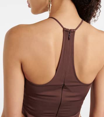 Vestido largo de cuello halter | Christopher Esber