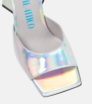 Pantoletten Devon aus Metallic-Leder | The Attico