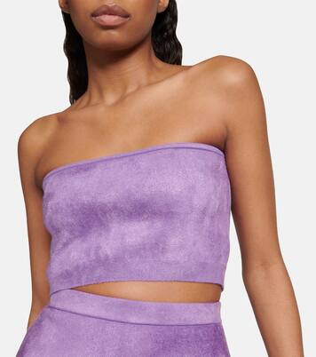 Top bandeau de terciopelo | Alaïa