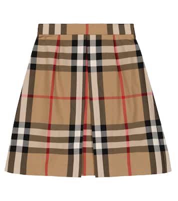 Rock aus Baumwollpopeline | Burberry Kids