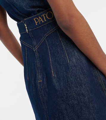 High-Rise Jeansrock | Patou