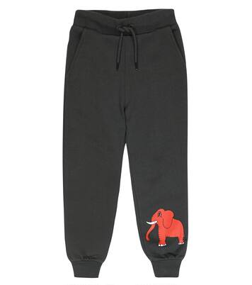 Printed cotton sweatpants | Mini Rodini