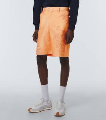 Le Short Tecido printed cotton shorts | Jacquemus