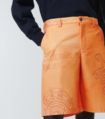 Le Short Tecido printed cotton shorts | Jacquemus