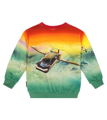 Miksi printed cotton sweatshirt | Molo
