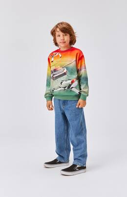 Miksi printed cotton sweatshirt | Molo