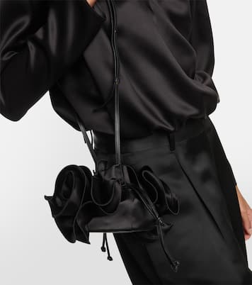 Ruched satin shoulder bag | Magda Butrym