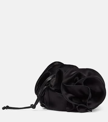 Ruched satin shoulder bag | Magda Butrym