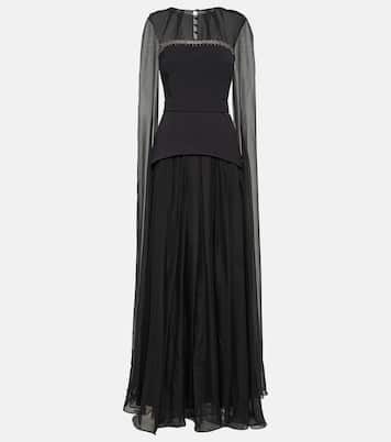 Robe Gloria aus Seide und Crêpe | Safiyaa