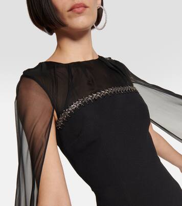 Robe Gloria aus Seide und Crêpe | Safiyaa