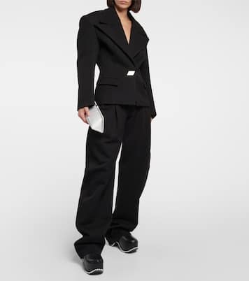 X Sergio Rossi Clogs Bomb aus Leder | Area