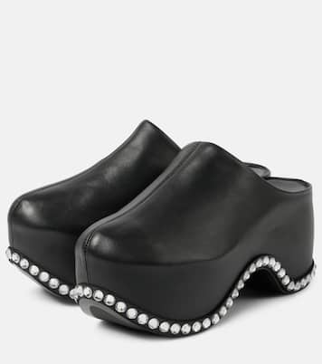 X Sergio Rossi Clogs Bomb aus Leder | Area