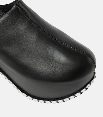 X Sergio Rossi Clogs Bomb aus Leder | Area