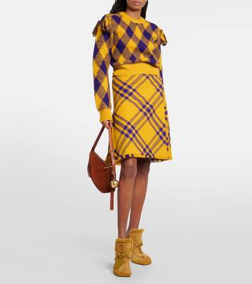 EKD shearling-lined suede mules | Burberry