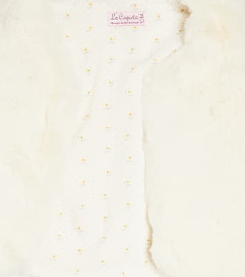 Baby Eva faux-fur vest | La Coqueta