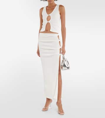 Cutout jersey maxi skirt | Christopher Esber