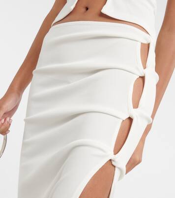 Cutout jersey maxi skirt | Christopher Esber