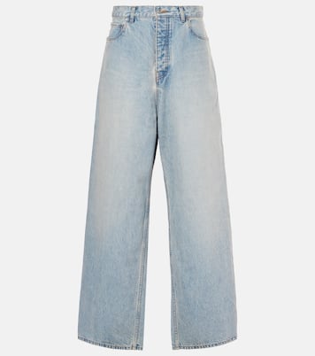 Jeans a gamba larga e vita media | Balenciaga