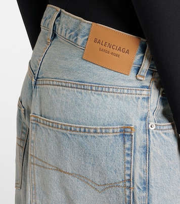 Jeans a gamba larga e vita media | Balenciaga