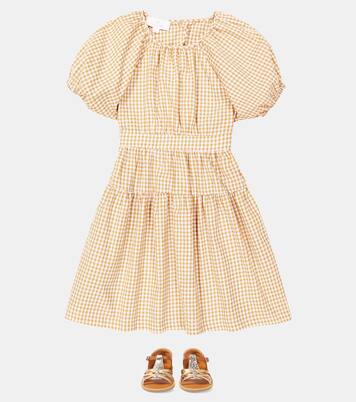 Lola checked cotton dress | C'era Una Volta