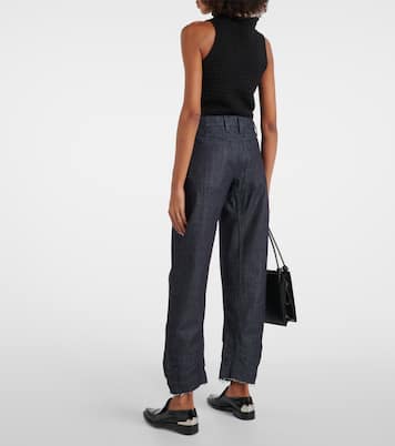 Mid-Rise Tapered Cropped Jeans | Jil Sander