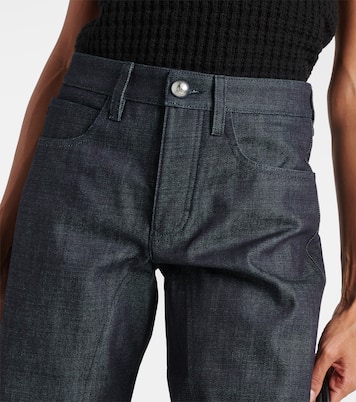 Mid-Rise Tapered Cropped Jeans | Jil Sander