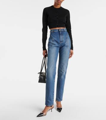 High-Rise Slim Jeans | Alaïa