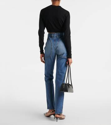 High-Rise Slim Jeans | Alaïa