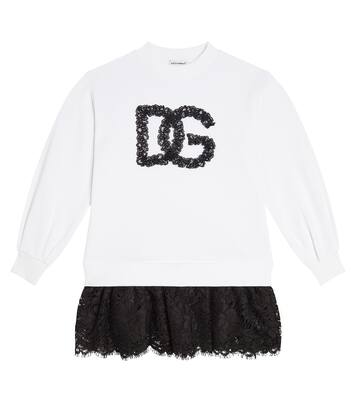 DG cotton jersey dress | Dolce&Gabbana Kids
