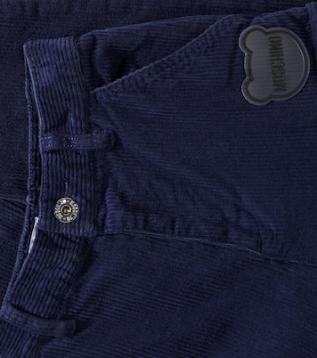 Corduroy cotton cargo pants | Moschino Kids