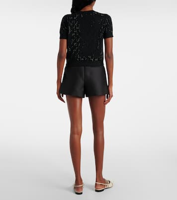 Top GG aus Wolle mit Kristallen | Gucci