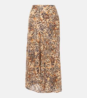 Lisanne satin maxi skirt | Isabel Marant
