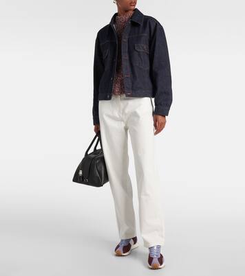 T Vintage suede-trimmed sneakers | Tod's