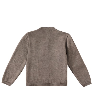 Bestickter Cardigan Espina aus Wolle | La Coqueta