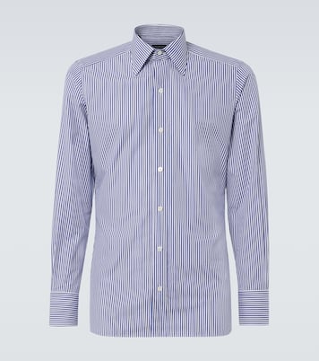 Camisa en mezcla de algodón a rayas | Tom Ford